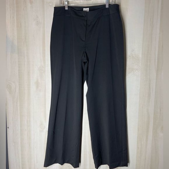 Chico’s black slacks pants straight leg, Chico’s size 3, US size 16 - Picture 1 of 16